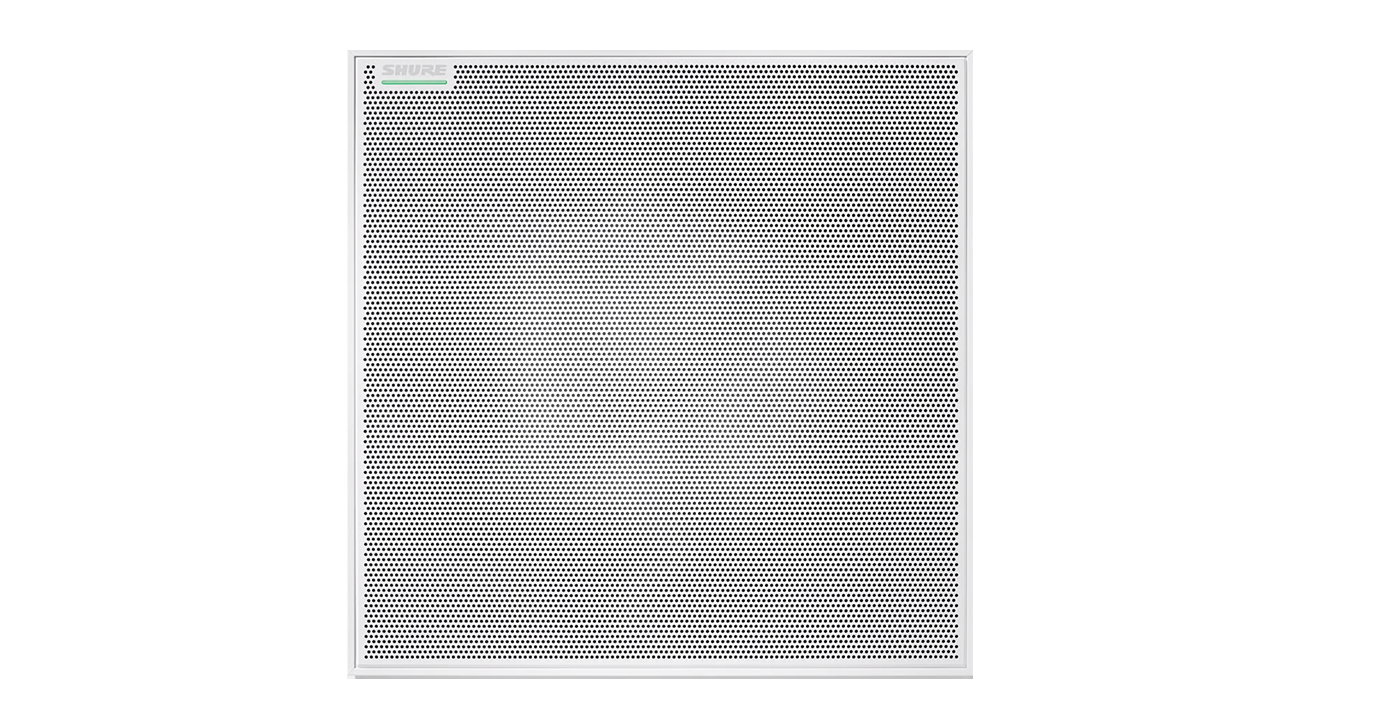 Shure Front view of Shure MXA920 ceiling array microphone